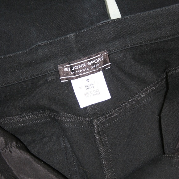 St John Sport by Marie Gray Dark Wash Jeans Sz 10 - Picture 3 of 8